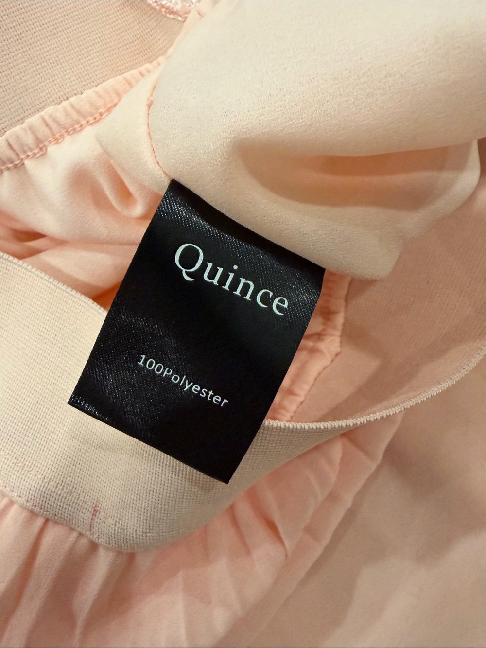 Quince Blush Pleated Chiffon Midi Skirt, Size L NWT - Picture 7 of 8